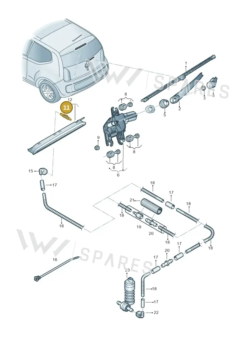12E955993A — SEAT Mii electric (2020-2021) diagram 772955200, position 11