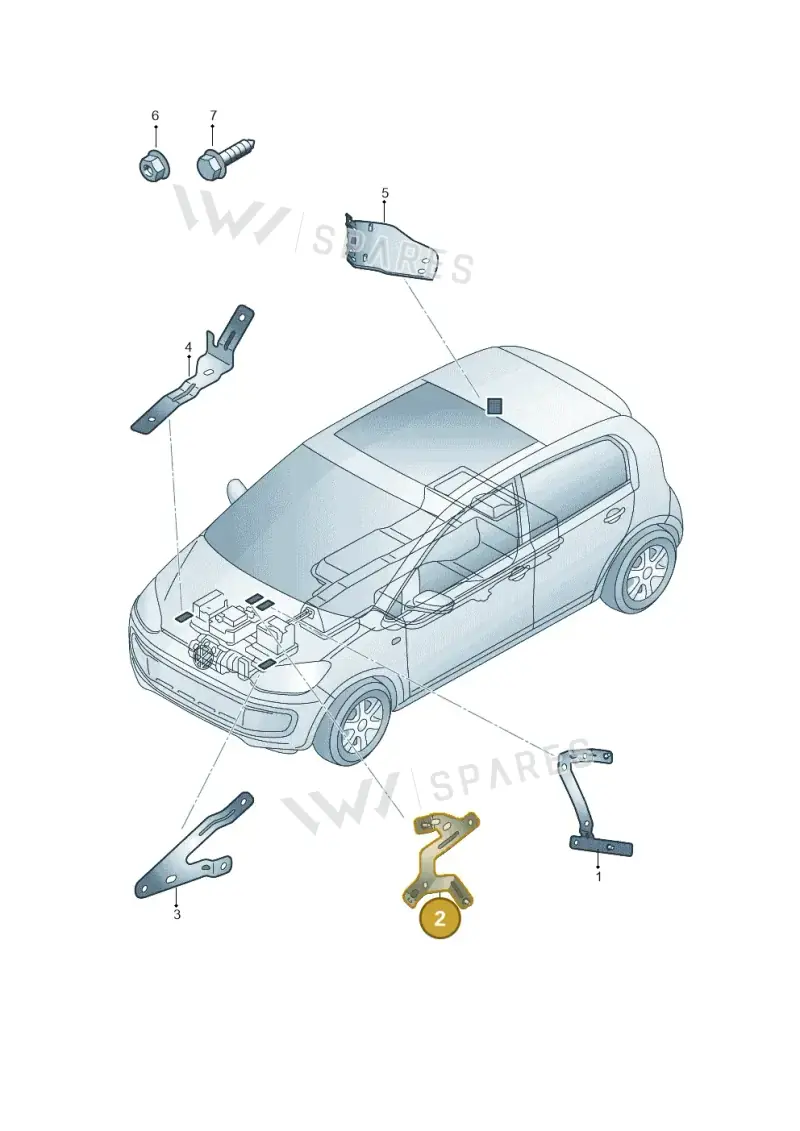 12E971336A — SEAT Mii electric (2020-2021) diagram 772971400, position 2