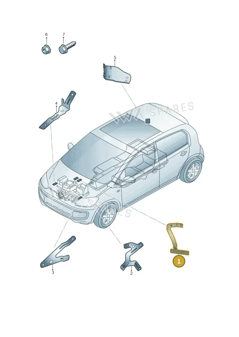 12E971336 — SEAT Mii electric (2020-2021) diagram 772971400, position 1