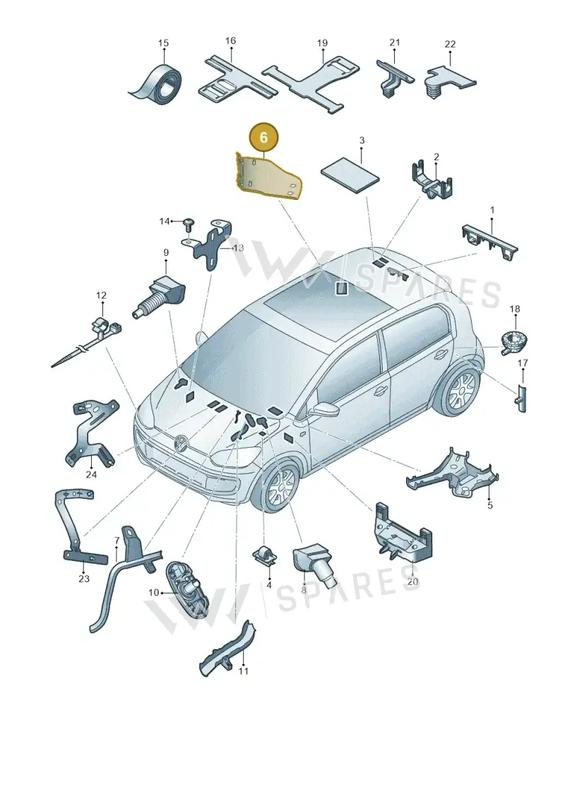 12E971592A — SEAT Mii electric (2020-2021) diagram 772972010, position 6