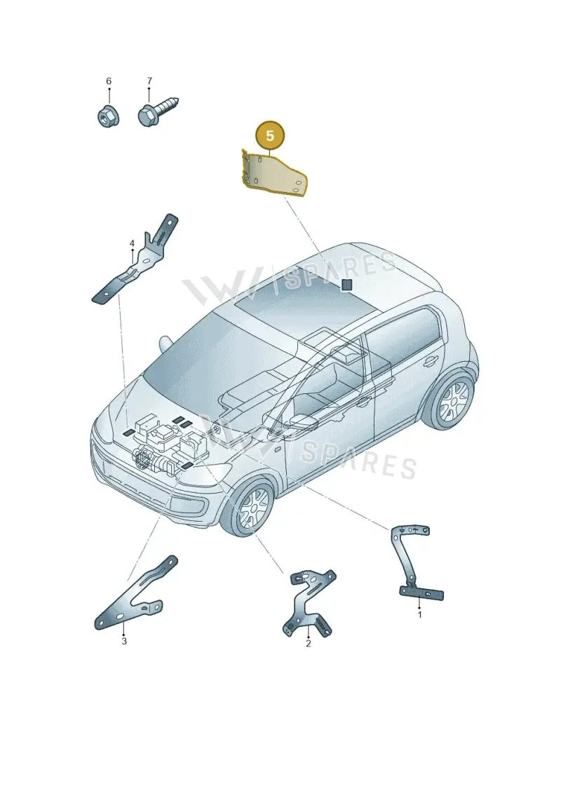 12E971592A — SEAT Mii electric (2020-2021) diagram 772971400, position 5