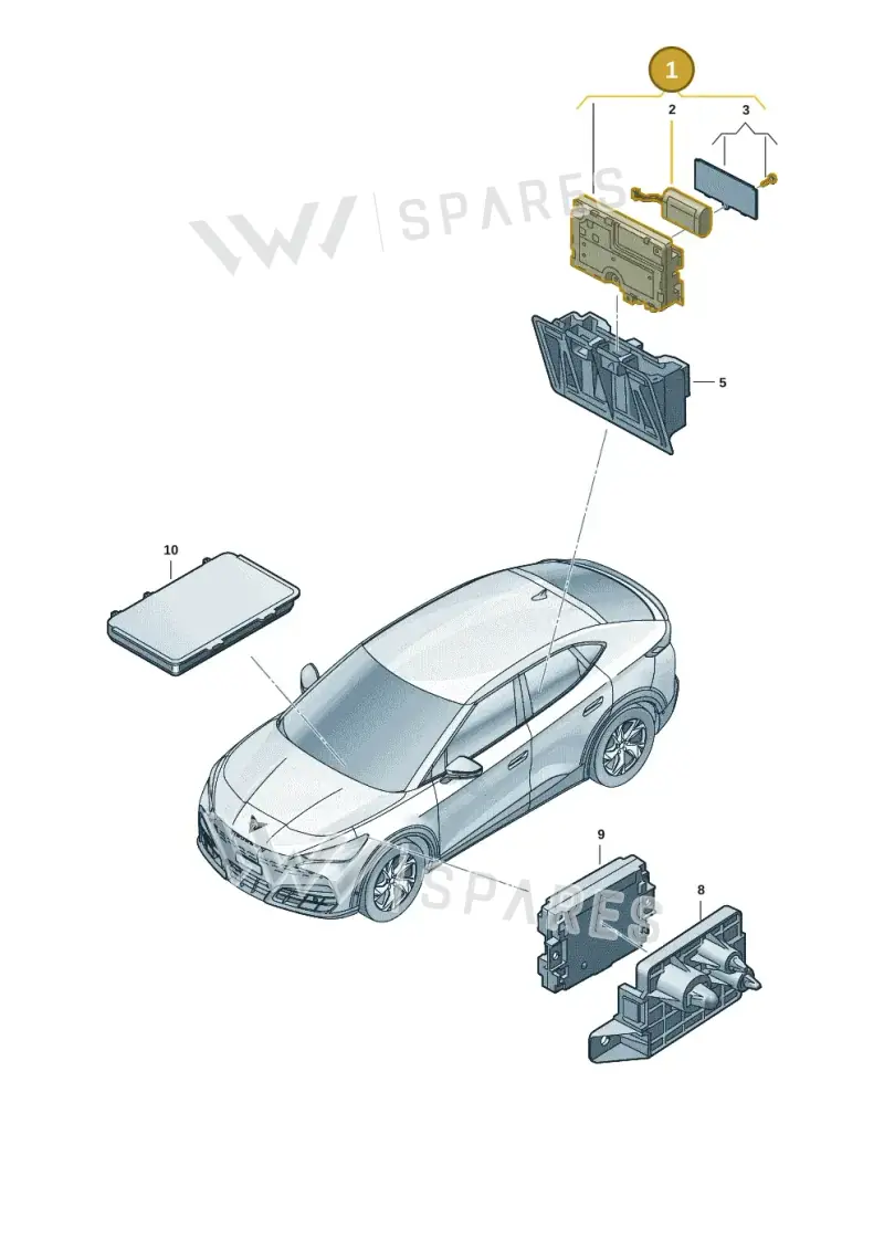 14A035284 — SEAT Tavascan Cupra (2023-) diagram 20h035060, position 1