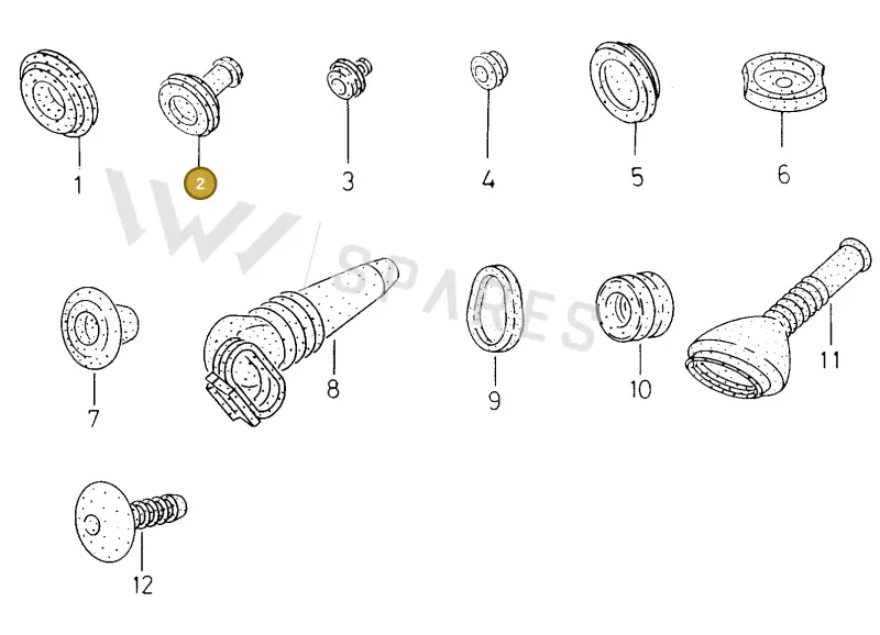 171611751 — SEAT TOLEDO        SEAT MOD.97>99 (1996-1999) diagram 130974100, position 2