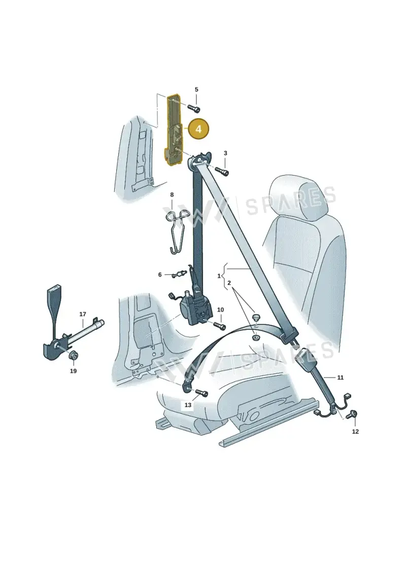 19G857819A — SEAT CUPRA Tavascan (2023-) diagram 11a857060, position 4