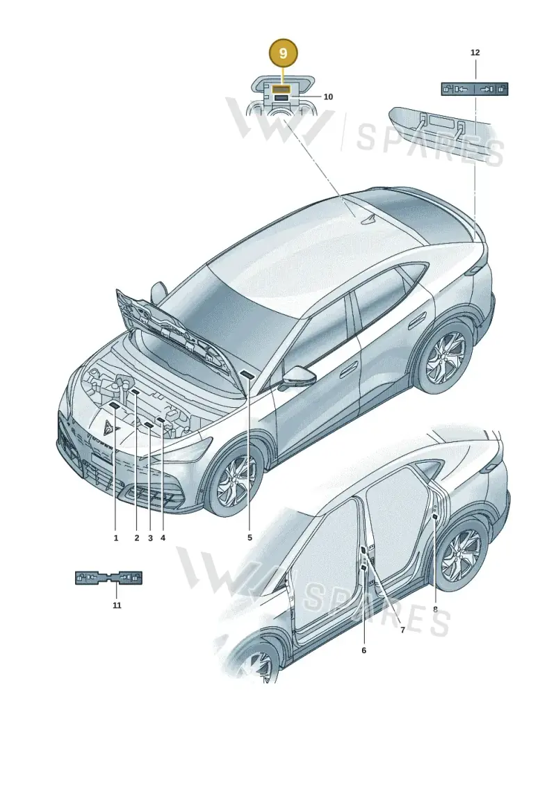 1EA010007 — SEAT Tavascan Cupra (2023-) diagram 20h010000, position 9