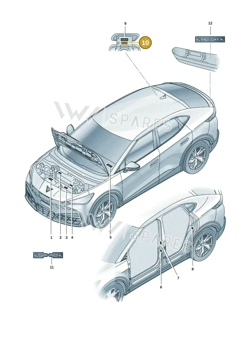 1EA010560B — SEAT Tavascan Cupra (2023-) diagram 20h010000, position 10
