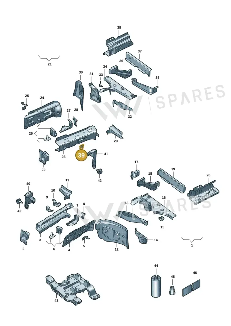 1EA121079 — SEAT Tavascan Cupra (2023-) diagram 10s803000, position 39
