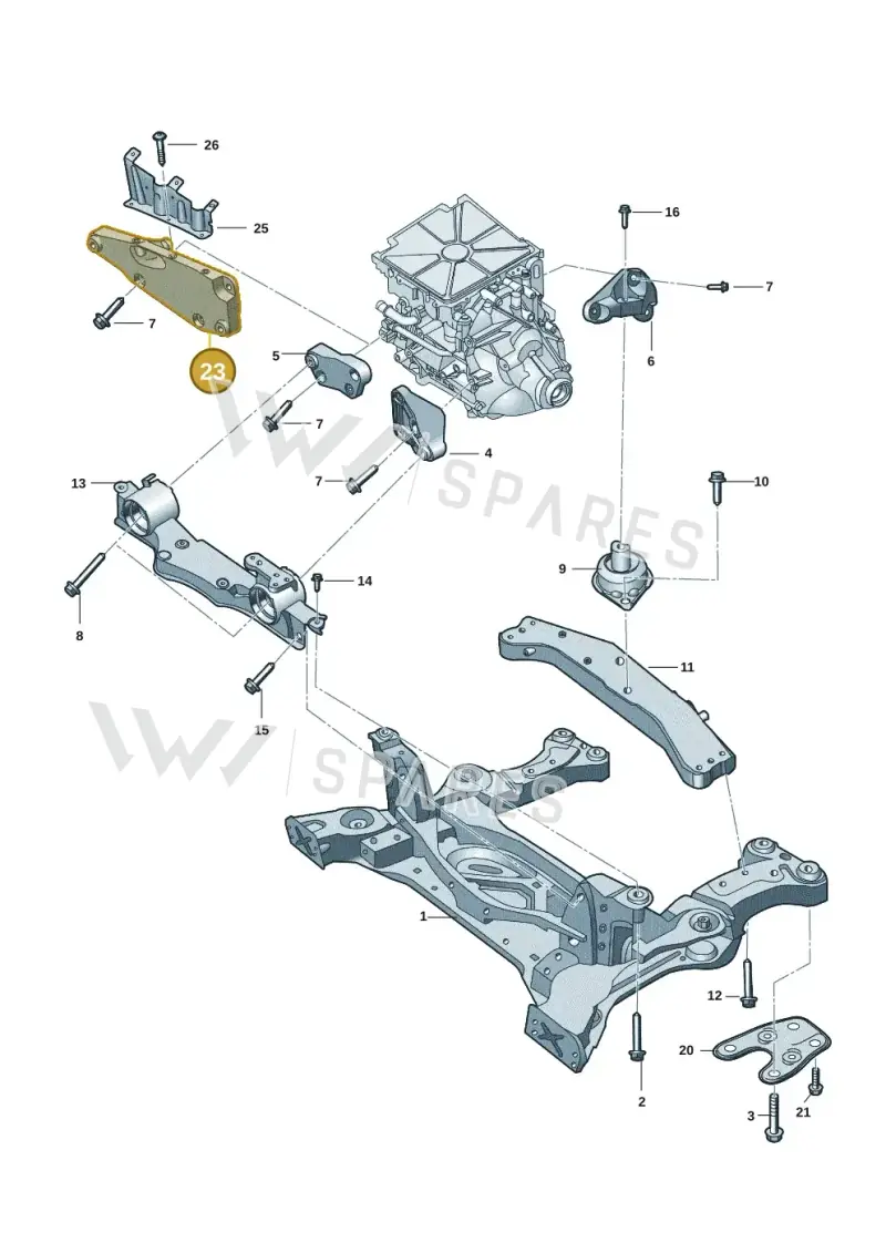1EA199306 — SEAT Tavascan Cupra (2023-) diagram 89a199200, position 23