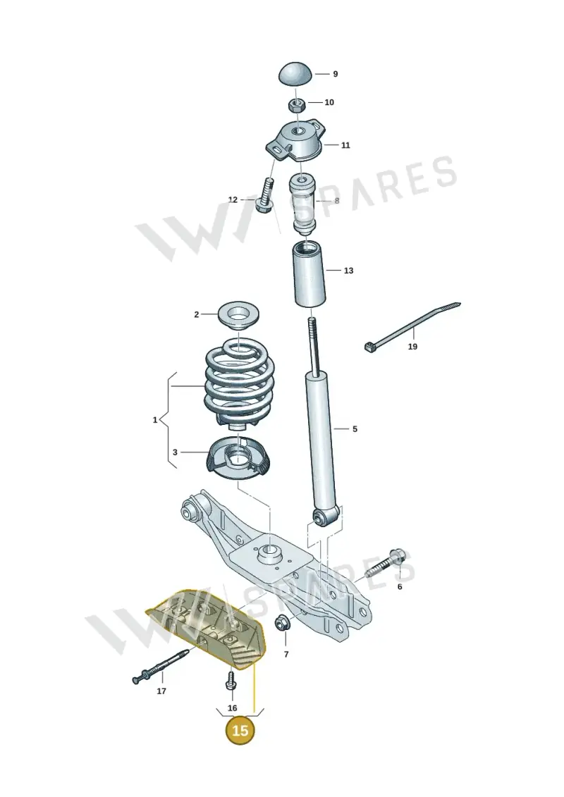 1EA501732A — SEAT Tavascan Cupra (2023-) diagram 10a511000, position 15