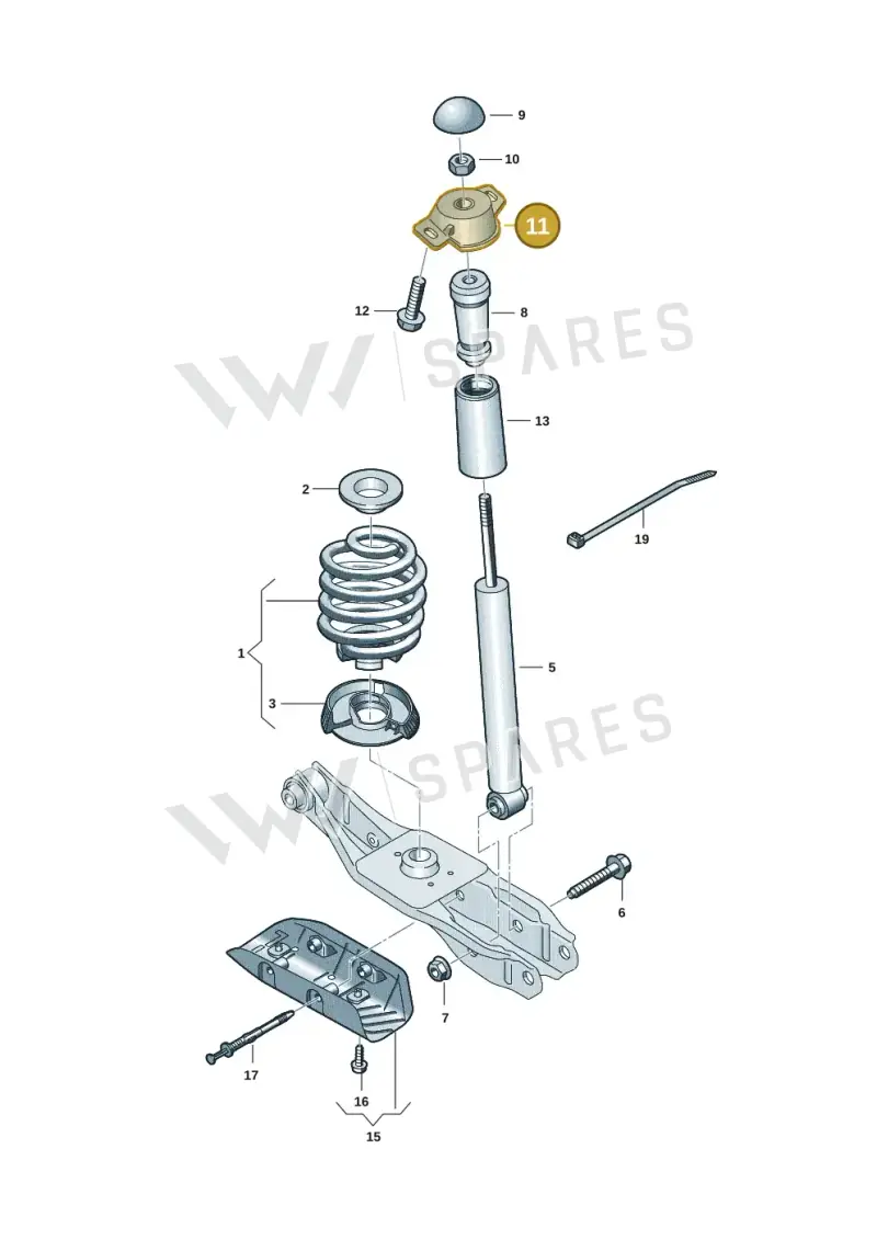 1EA513353C — SEAT Tavascan Cupra (2023-) diagram 10a511000, position 11