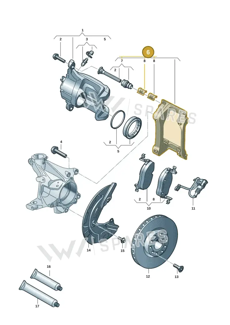 1EA615125A — SEAT EBoost CUPRA (2021-) diagram 10a615010, position 6