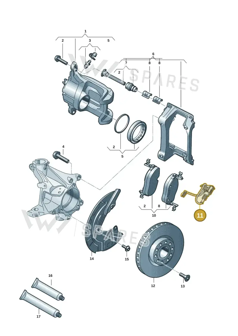 1EA615437A — SEAT Tavascan Cupra (2023-) diagram 10a615010, position 11