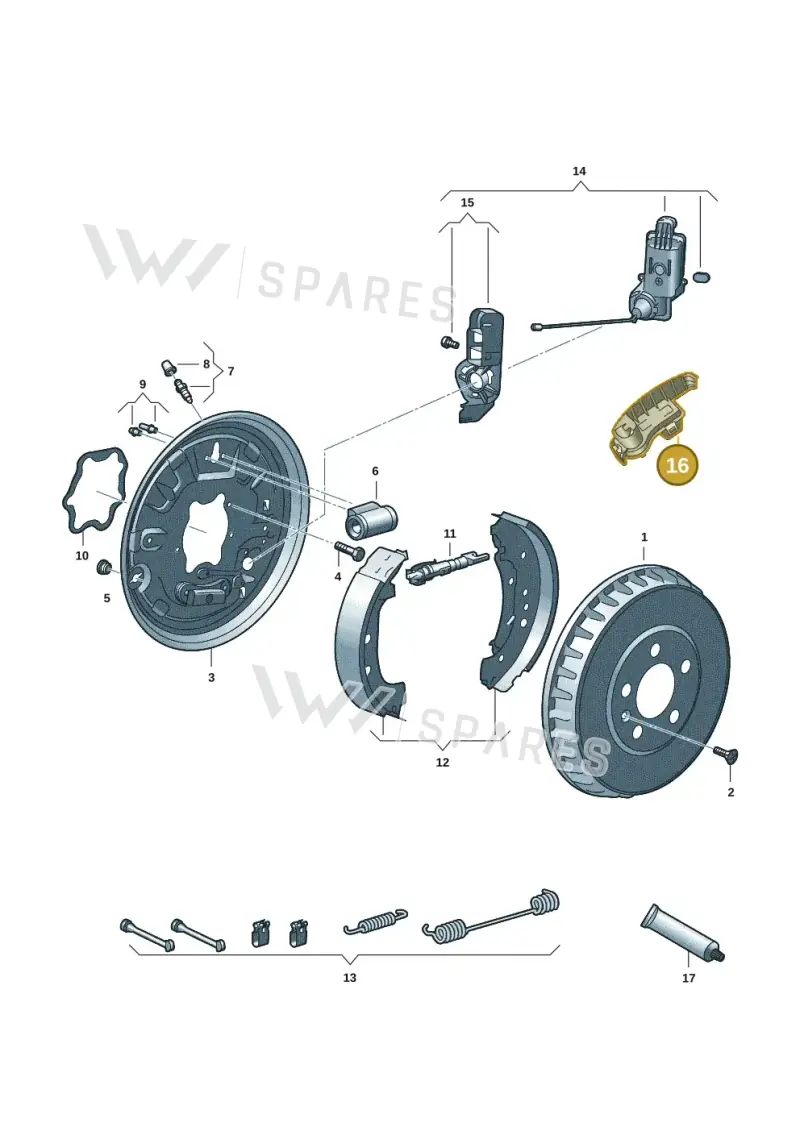 1EA615508 — SEAT EBoost CUPRA (2021-) diagram 89a609000, position 16