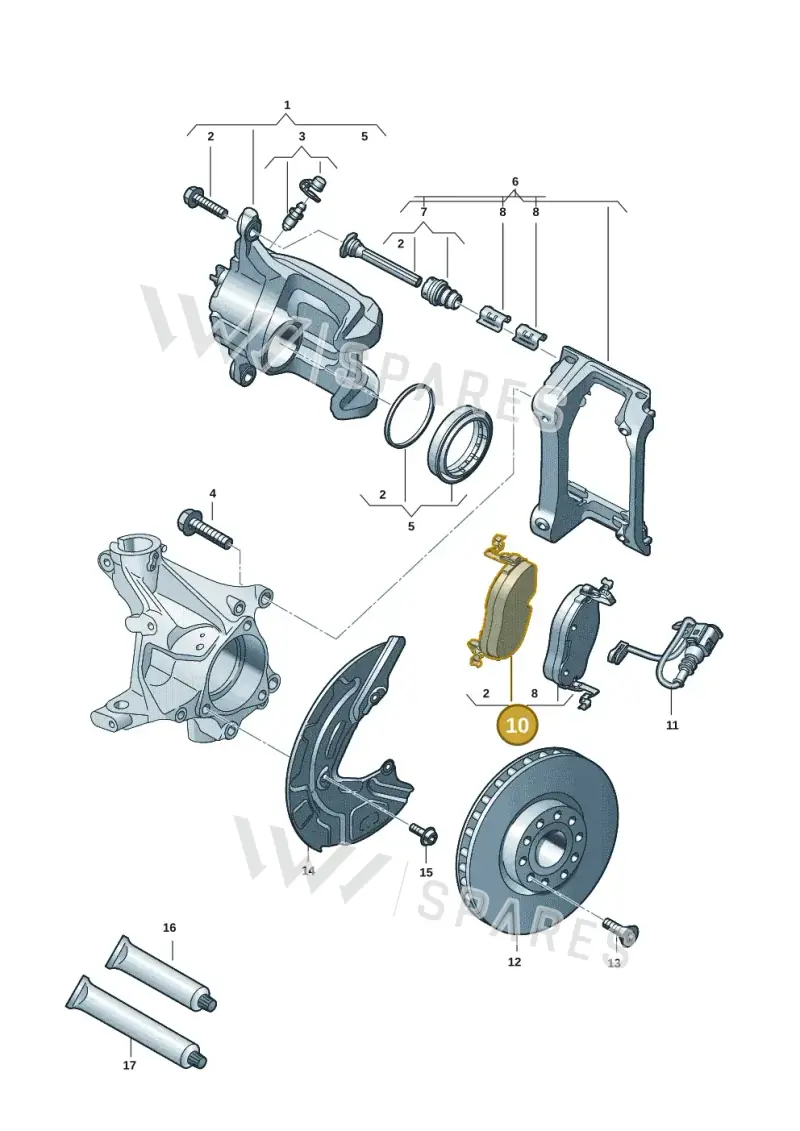 1EA698151L — SEAT EBoost CUPRA (2021-) diagram 10a615010, position 10
