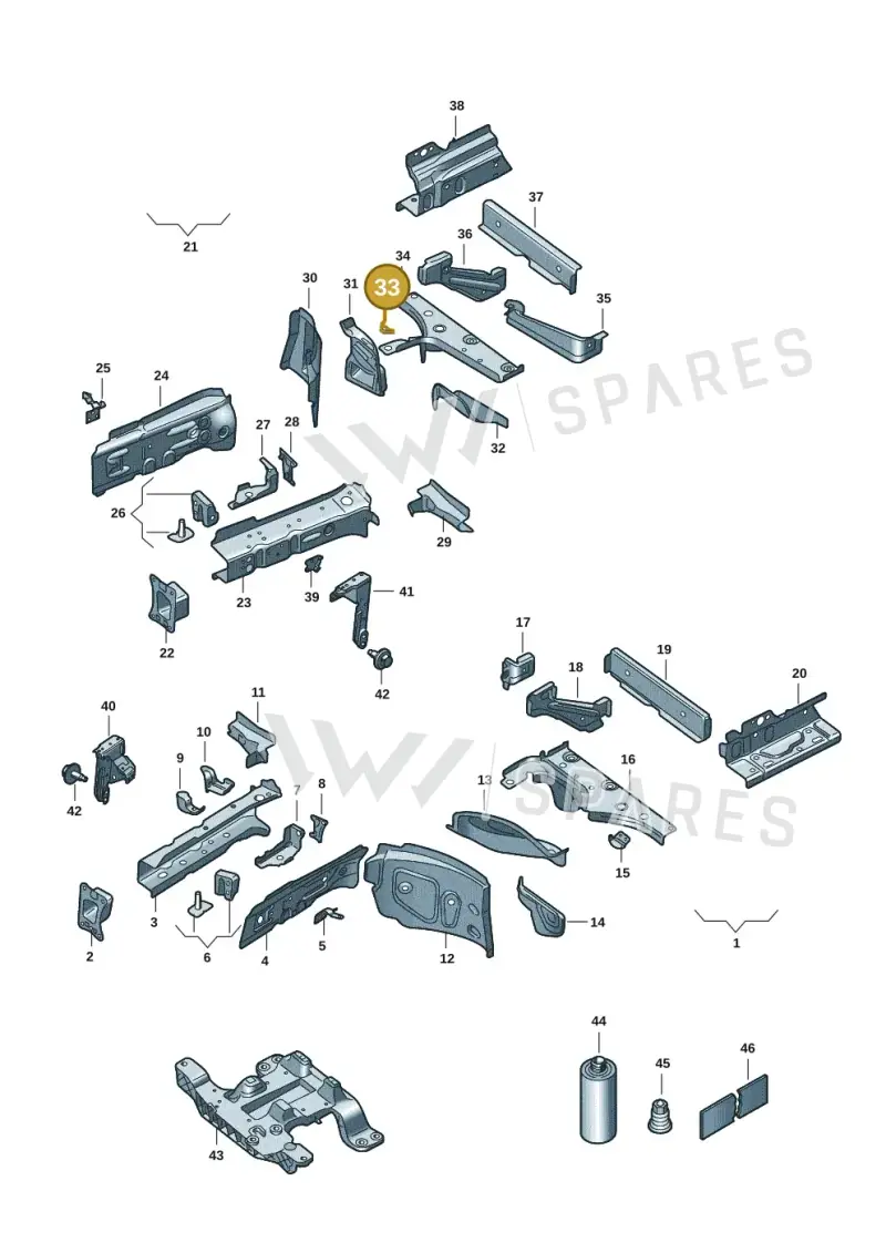 1EA804852 — SEAT Tavascan Cupra (2023-) diagram 10s803000, position 33