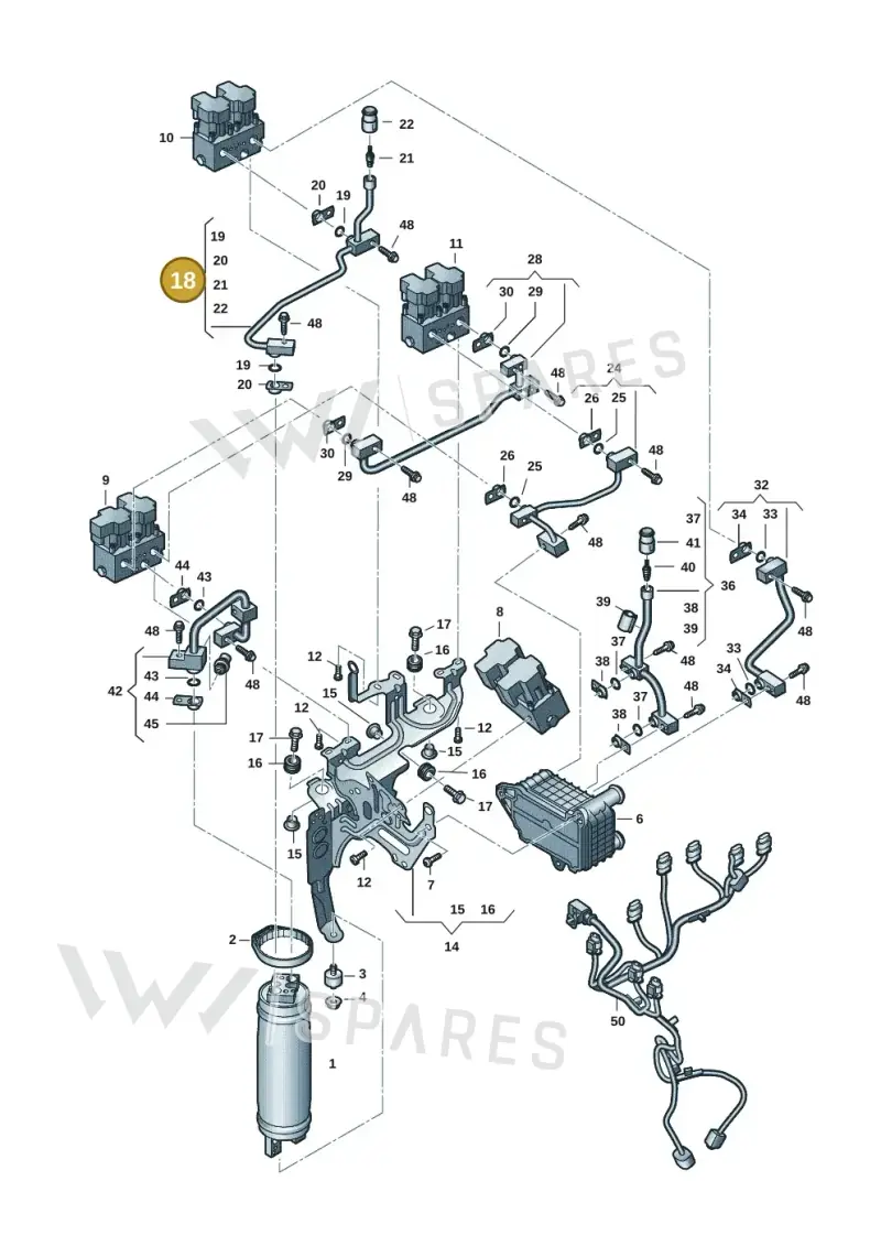1EA816531 — SEAT EBoost CUPRA (2021-) diagram 10a260600, position 18
