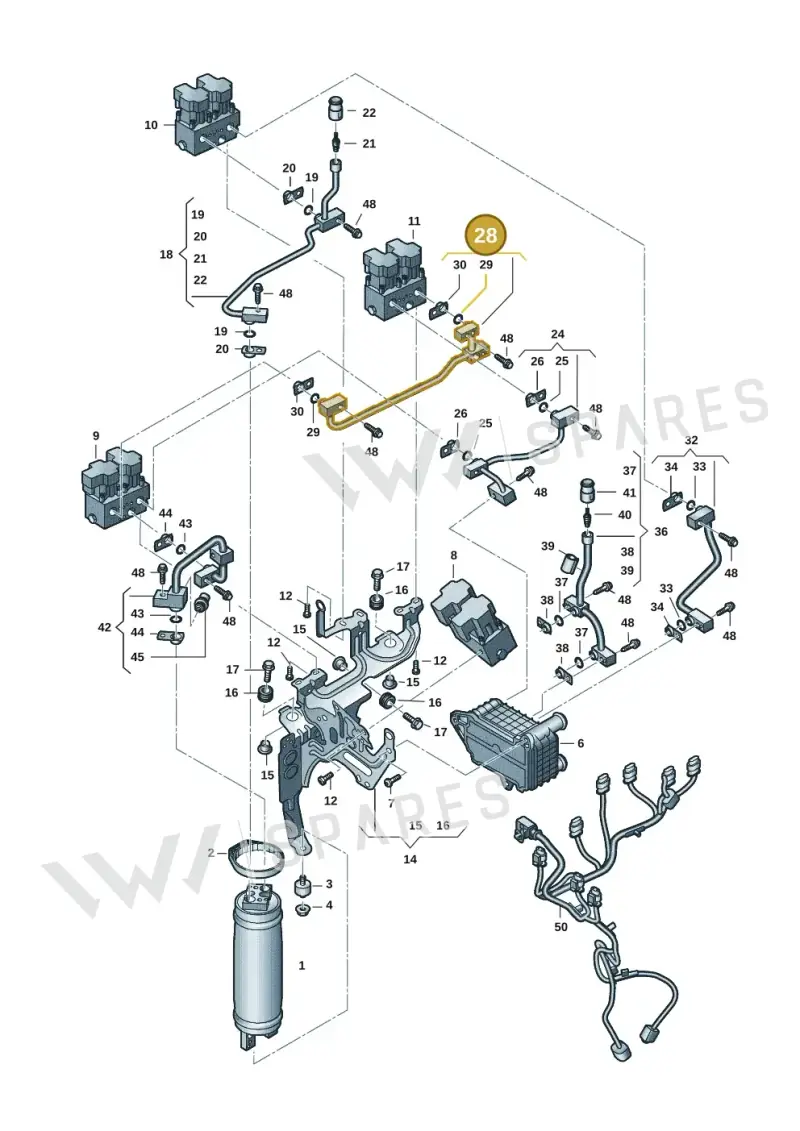 1EA816540 — SEAT EBoost CUPRA (2021-) diagram 10a260600, position 28