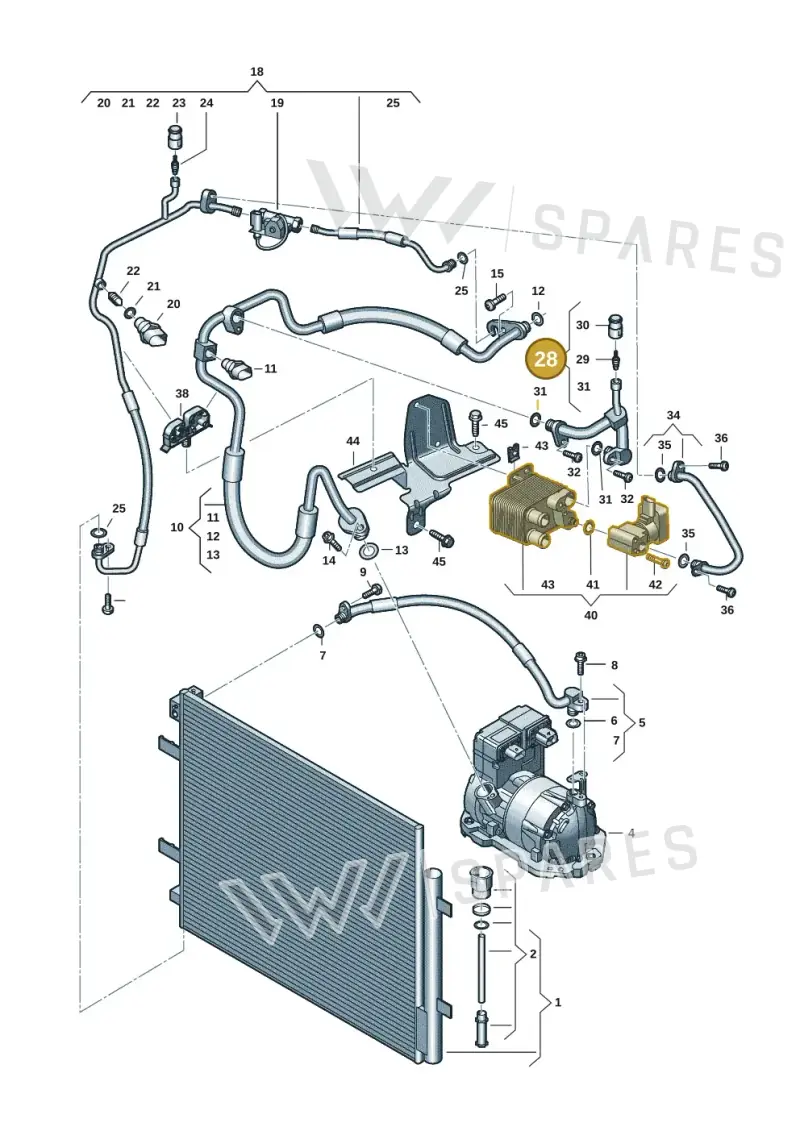 1EA816739 — SEAT EBoost CUPRA (2021-) diagram 10a260400, position 28