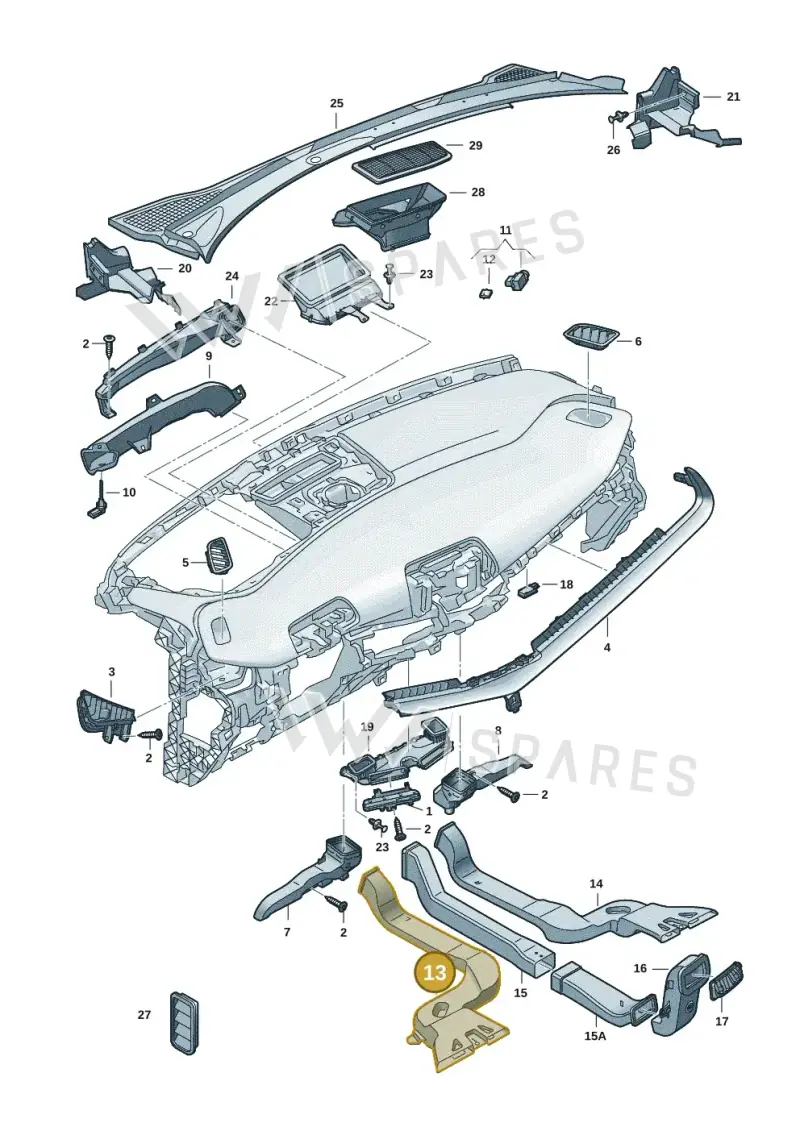 1EA819801 — SEAT Tavascan Cupra (2023-) diagram 20h819300, position 13