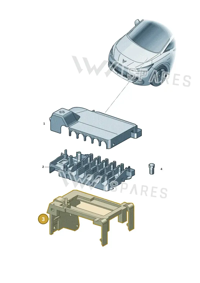 1EA915345 — SEAT EBoost CUPRA (2021-) diagram 10s937020, position 3