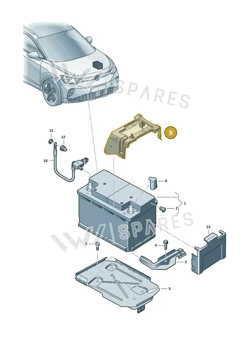 1EA915345 — SEAT Tavascan Cupra (2023-) diagram 11a915000, position 9