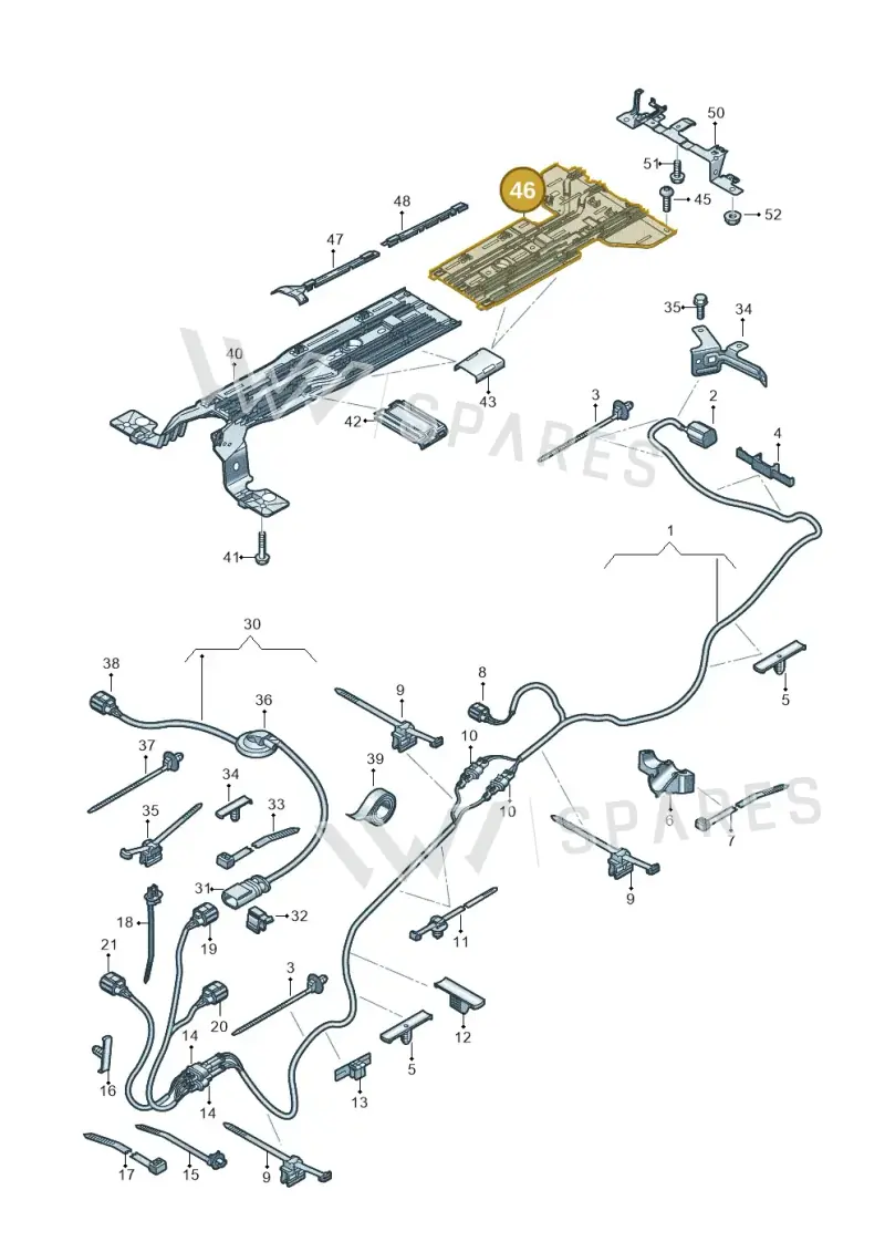 1EA971342C — SEAT Tavascan Cupra (2023-) diagram 20h970012, position 46