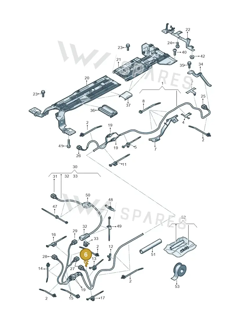 1EA971616A — SEAT EBoost CUPRA (2021-) diagram 10a970012, position 6