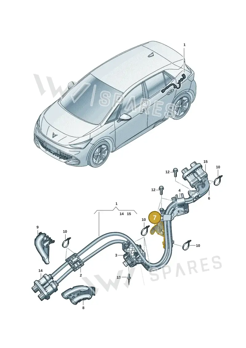 1EA971806 — SEAT EBoost CUPRA (2021-) diagram 10s970008, position 7