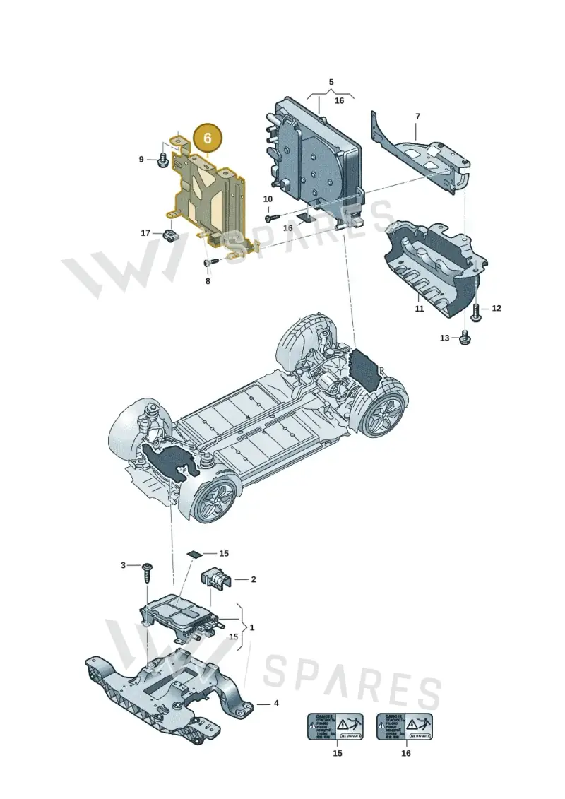 1EA971860 — SEAT EBoost CUPRA (2021-) diagram 10a907190, position 6