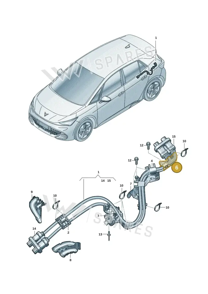 1EA971896A — SEAT EBoost CUPRA (2021-) diagram 10s970008, position 6