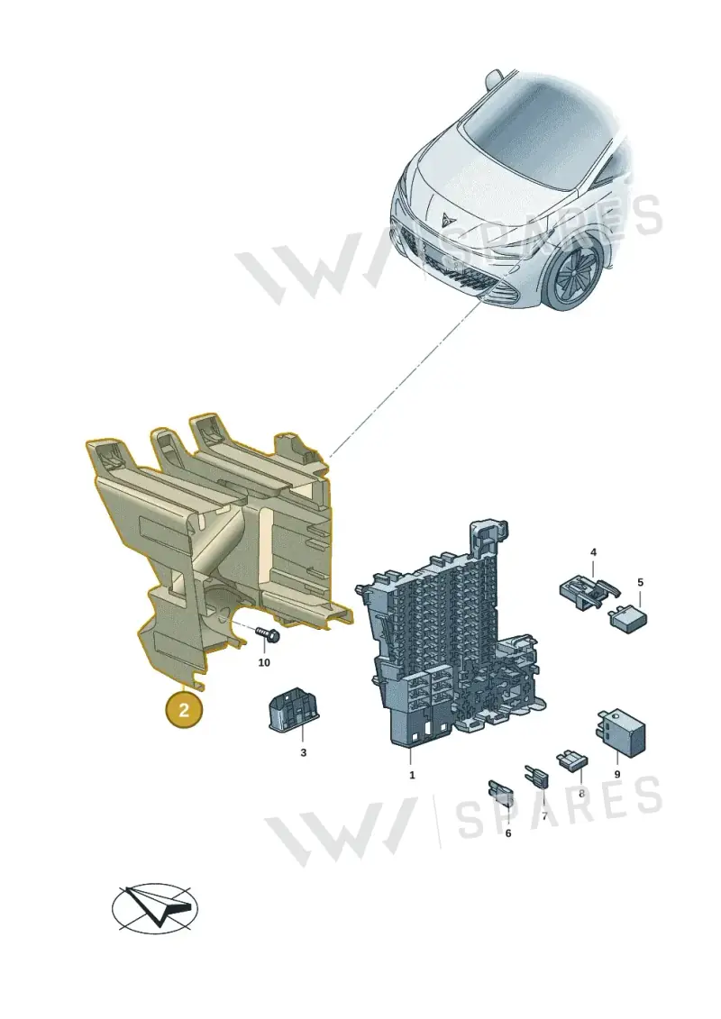 1EB941455 — SEAT Tavascan Cupra (2023-) diagram 10s937000, position 2