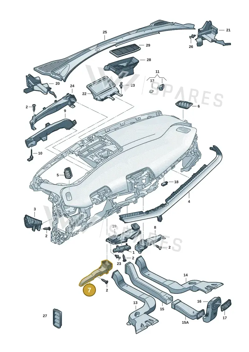 1EC819151D — SEAT Tavascan Cupra (2023-) diagram 20h819300, position 7