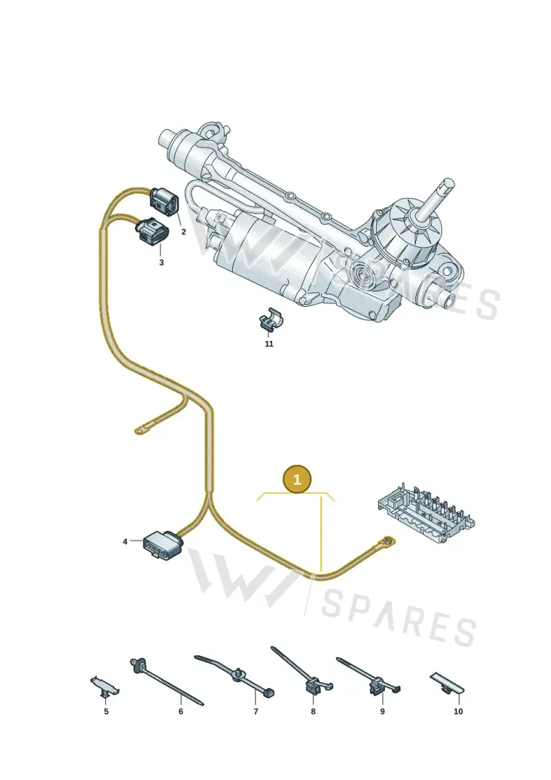 1EC971111 — SEAT Tavascan Cupra (2023-) diagram 10a971010, position 1