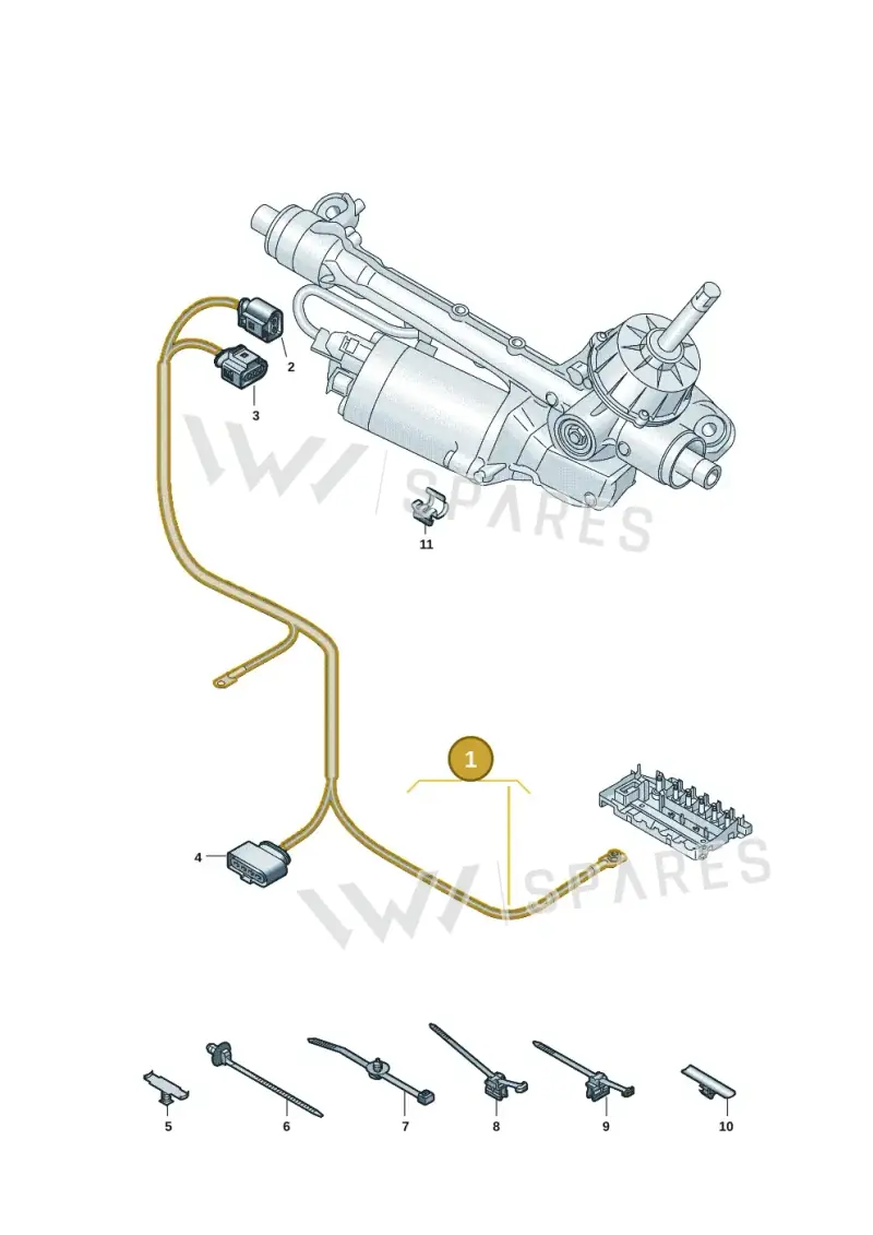 1EC971111B — SEAT Tavascan Cupra (2023-) diagram 10a971010, position 1