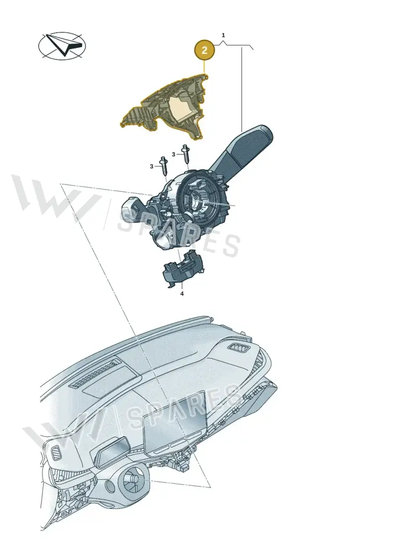 1EE953223 — SEAT Tavascan Cupra (2023-) diagram 20h953500, position 2