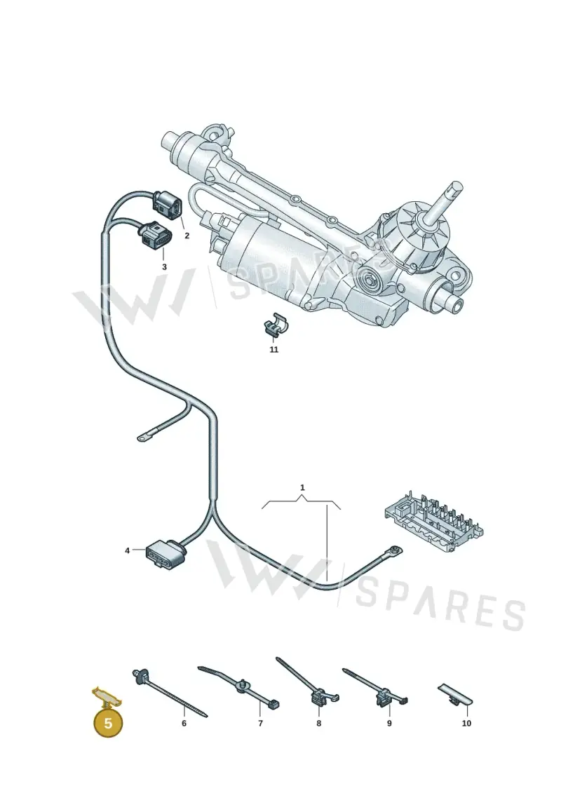 1H0971848AS — SEAT Tavascan Cupra (2023-) diagram 10a971010, position 5