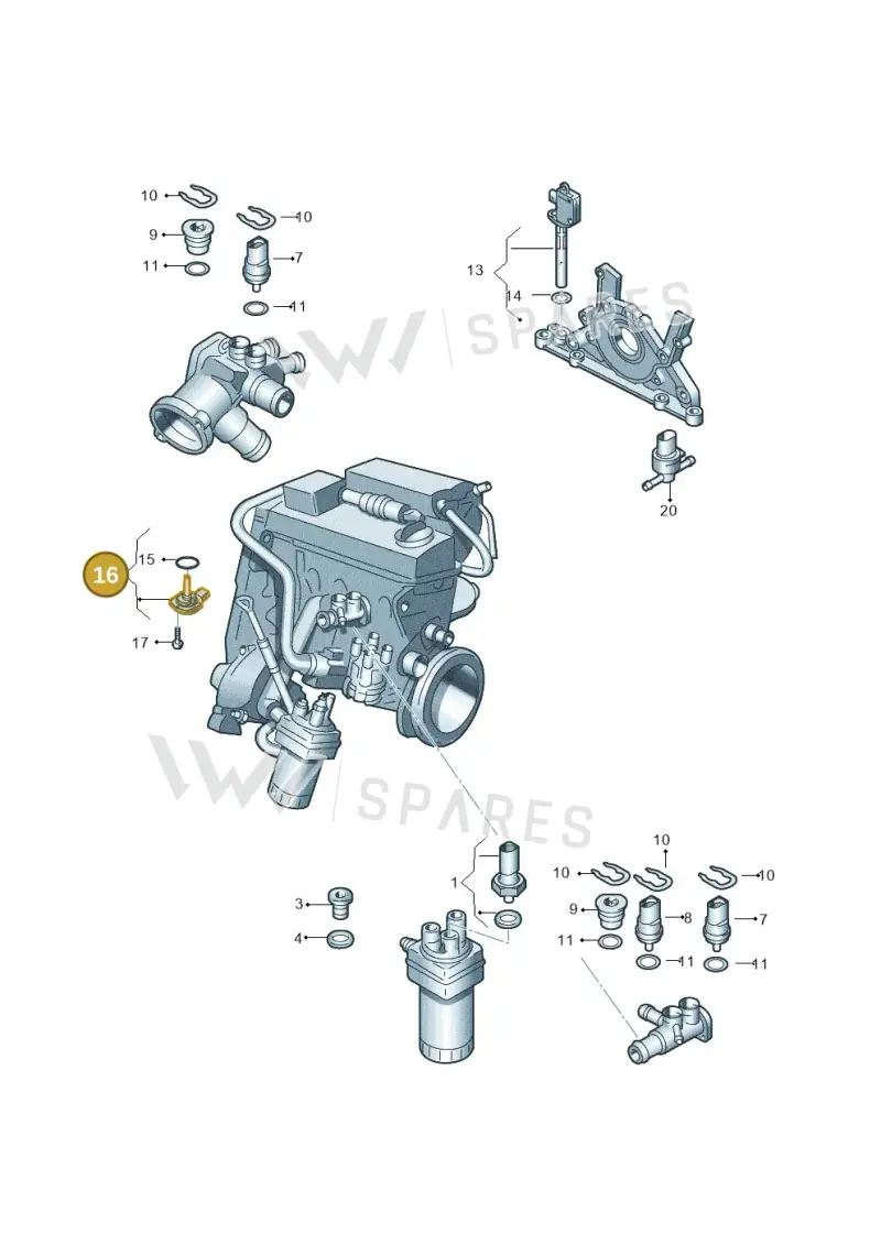 1J0907660F — SEAT Toledo Reference (2012-2015) diagram 253919400, position 16