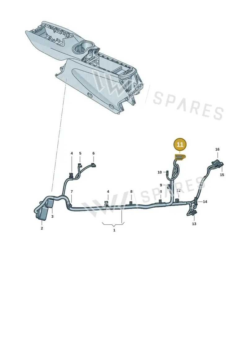 1J0919321 — SEAT Tavascan Cupra (2023-) diagram 20h971030, position 11