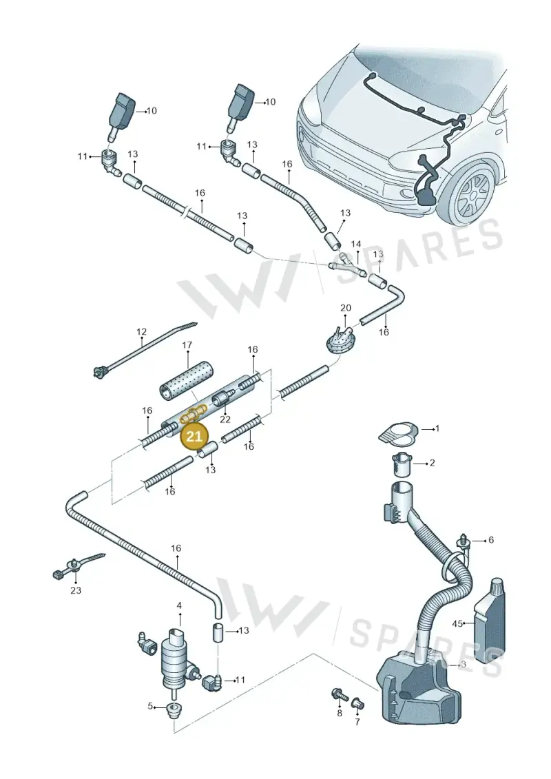 1J0955875B — SEAT Mii reference (2011-2019) diagram 735955100, position 21