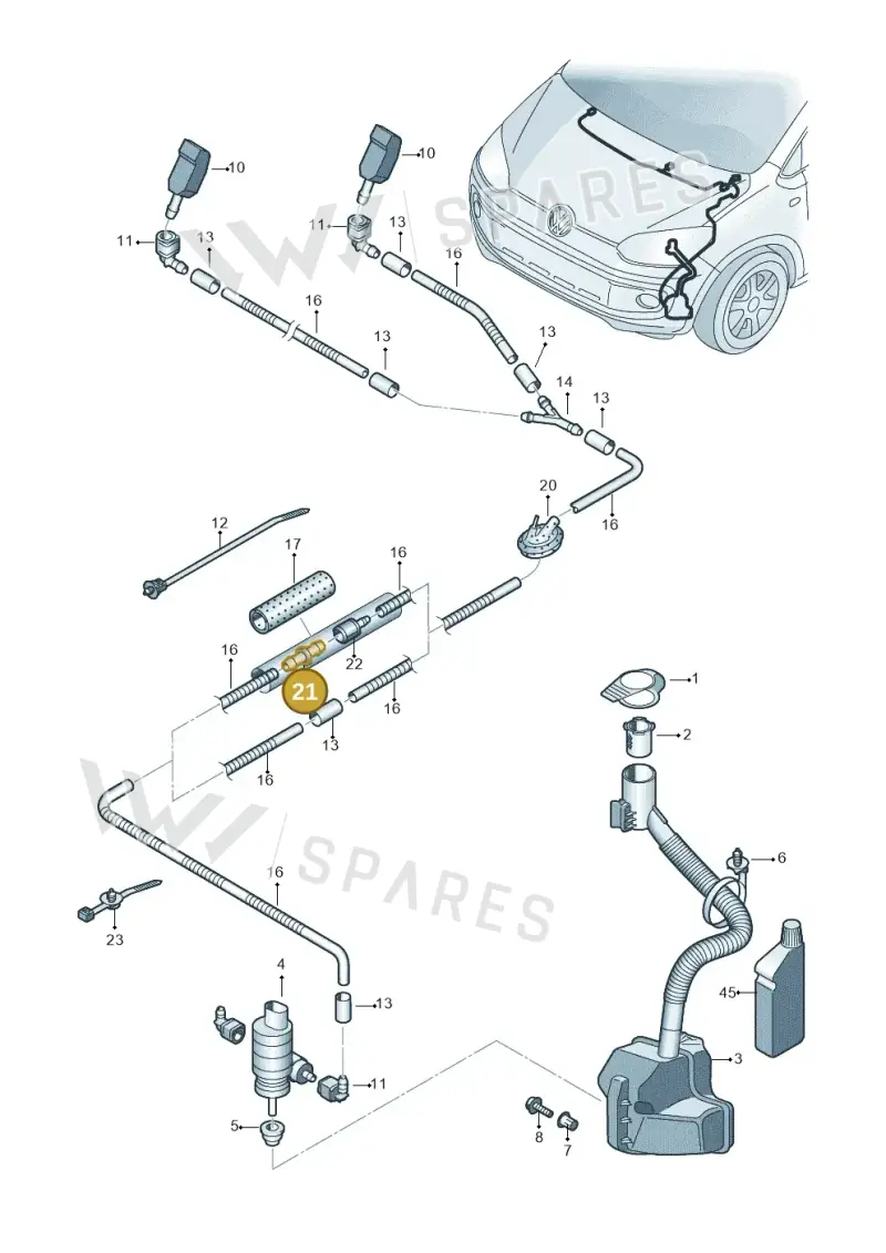 1J0955875B — SEAT Mii electric (2020-2021) diagram 723955100, position 21
