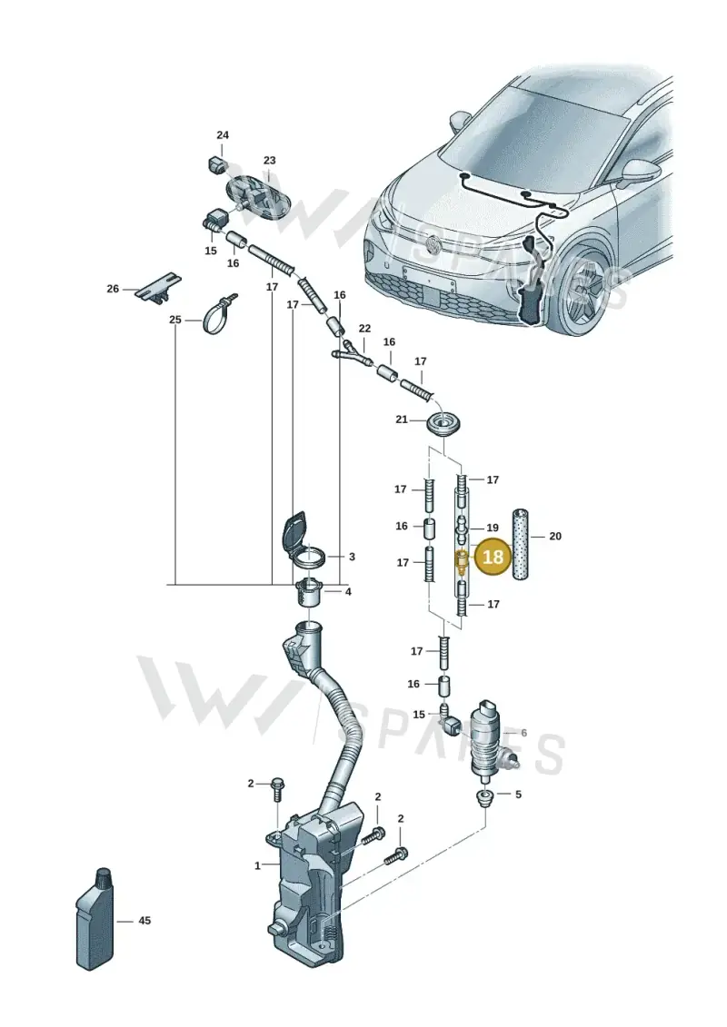 1J0955875P — SEAT Tavascan Cupra (2023-) diagram 11a955010, position 18