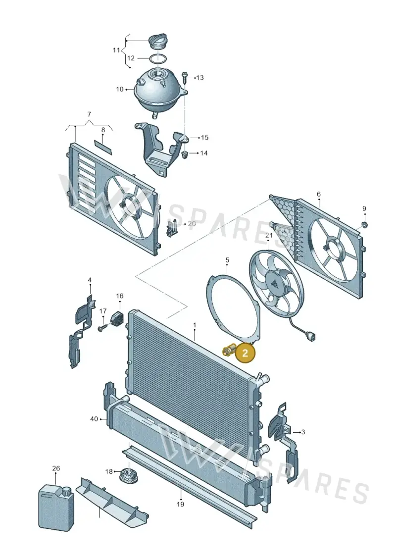 1J0959481A — SEAT Toledo Reference (2015-2019) diagram 773121850, position 2