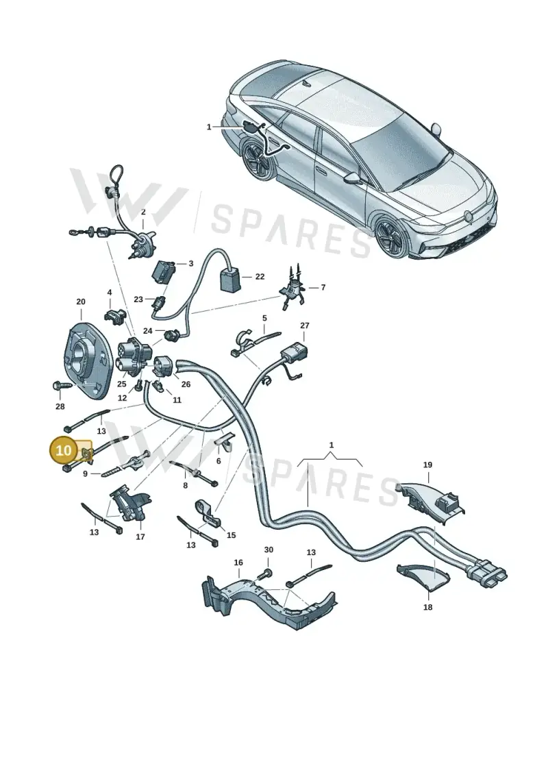 1J0971930G — SEAT Tavascan Cupra (2023-) diagram 14b970150, position 10