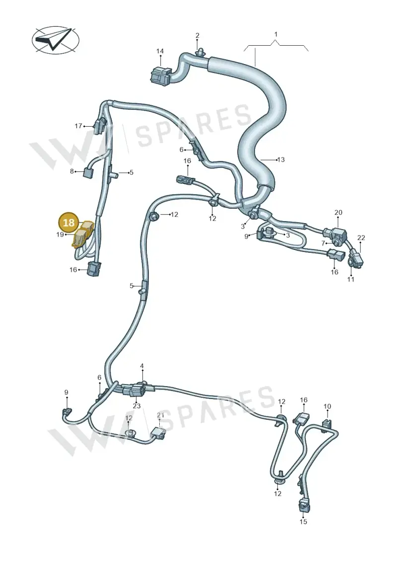 1J0972926 — SEAT EBoost CUPRA (2021-) diagram 10a972027, position 18