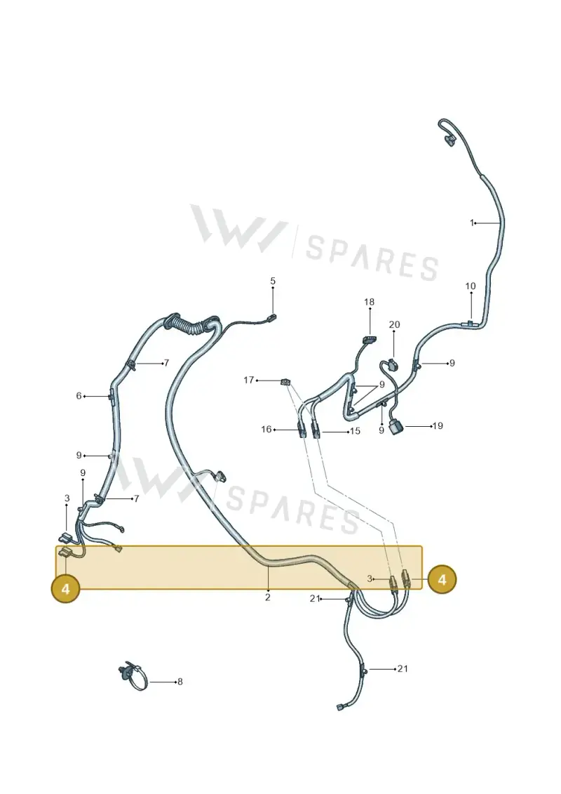 1J0973333 — SEAT Ibiza Stylance (2015-) diagram 639972500, position 4
