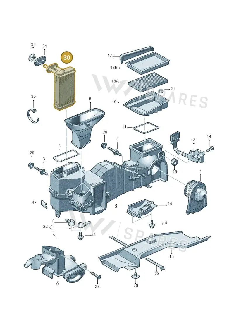 1J1819031B — SEAT TOLEDO/LEON/LEON-4 (2001-2006) diagram 194819200, position 30
