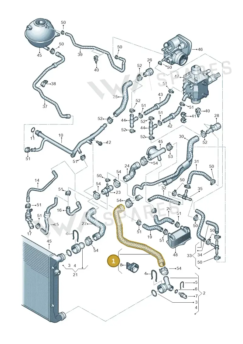 1K0121086N — SEAT Altea XL Reference (2013-2013) diagram 649121200, position 1