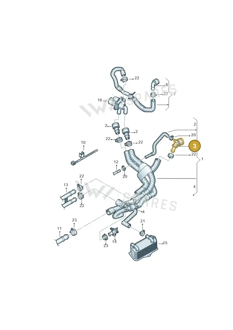 1K0122291AL — SEAT Alhambra Stylance (2010-2013) diagram 689121450, position 3