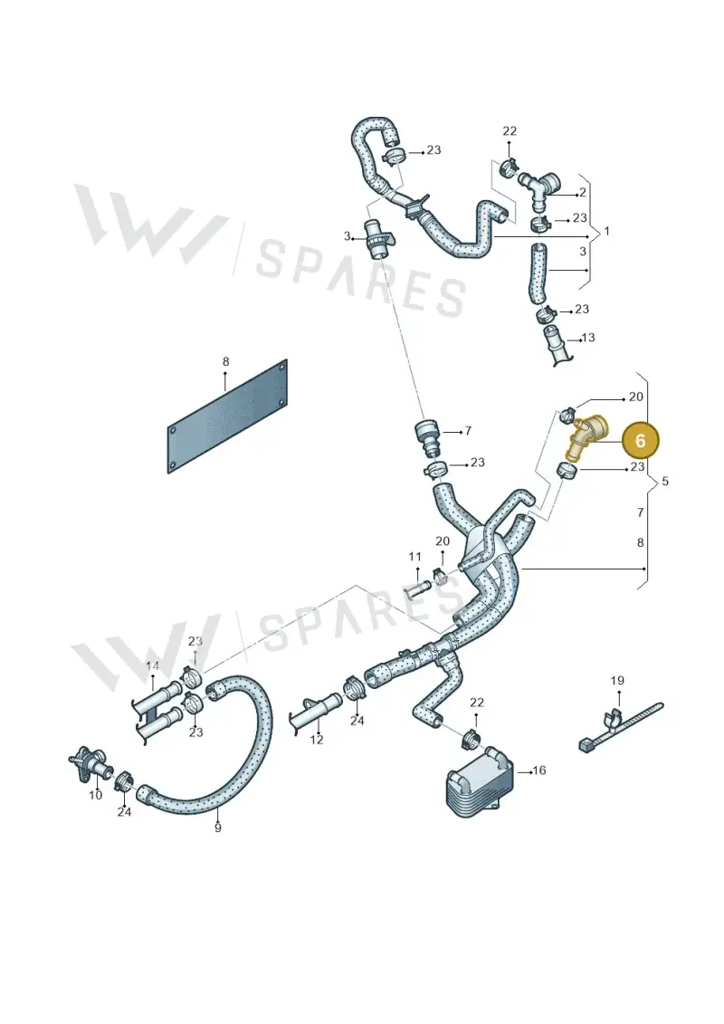 1K0122291AL — SEAT Alhambra Stylance (2010-2013) diagram 689121470, position 6