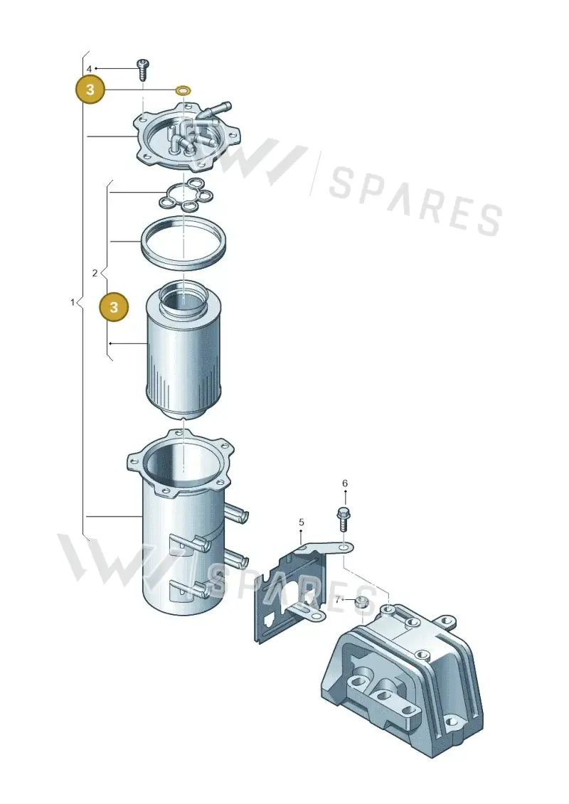 1K0127113B — SEAT ALTEA                  07> (2006-) diagram 409127200, position 3
